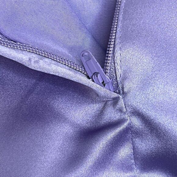 Pretty Maids lilac strapless cocktail dress size 12 - Picture 15 of 16